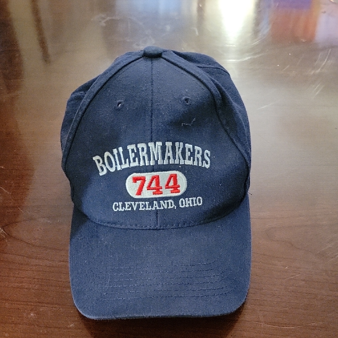 Boilermakers 744 Navy Cap Cleavland Ohio Boilermakers 744 Navy Cap Cleavland Ohio